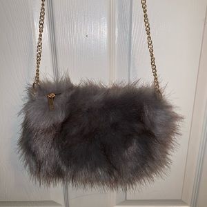 Never Worn Furry Crossbody